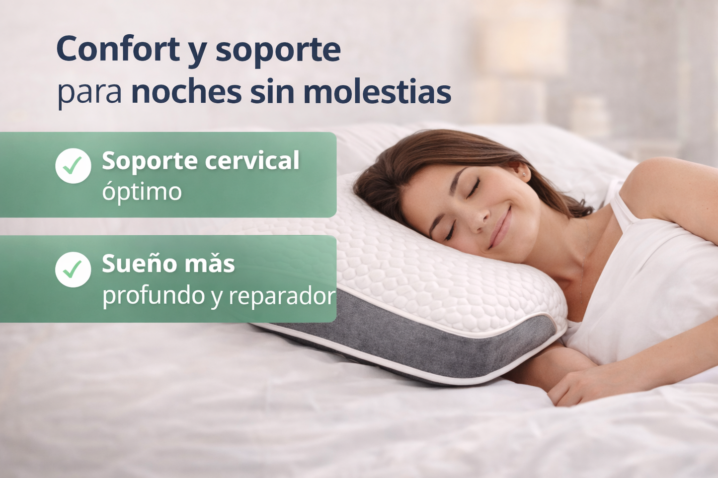 Di adiós a tu dolor de cuello con la almohada anti-estrés Relaxcare